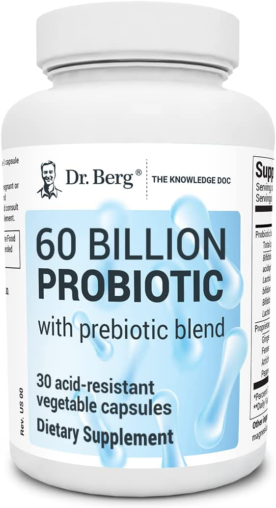 Review Of Dr Bergs Probiotic Capsules With 60 Billion Probiotics